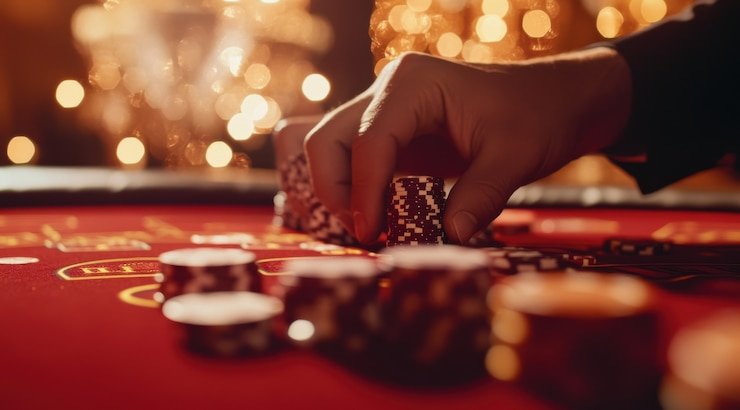 pas4d login app showing live-dealer blackjack table and slot games interface